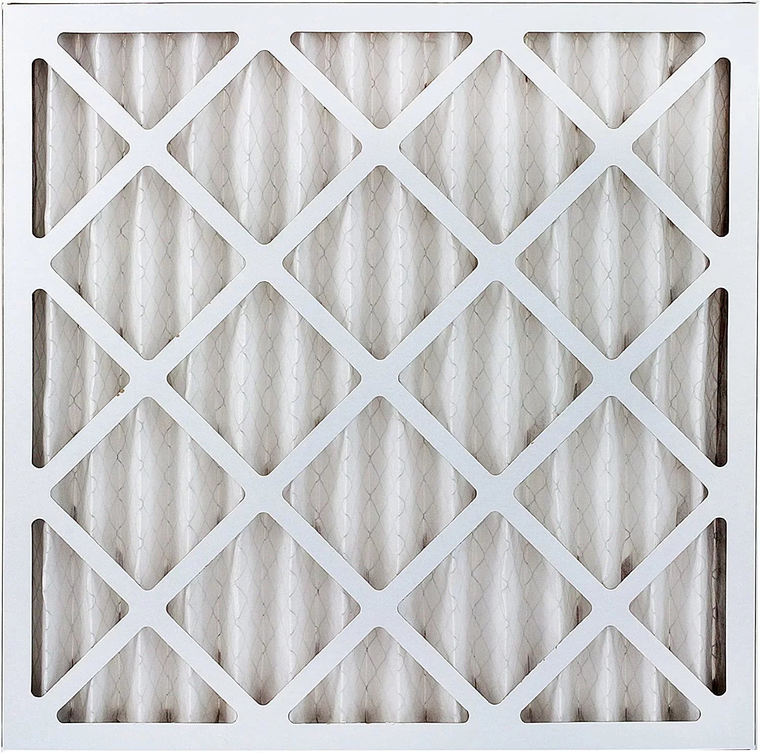 Filterbuy 20x20x2 MERV 8 Pleated HVAC AC Furnace Air Filters (5-Pack)