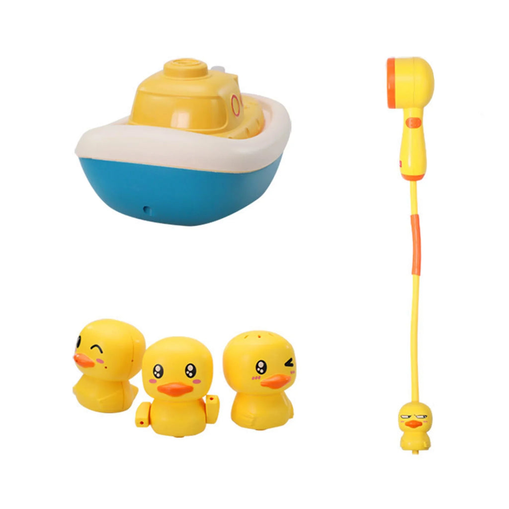 IMISizeSizeILLEB Baby Funny Bath Toys Sizehower Head with Sizepraying Duck for Kids Toddler Bathtub Water Toys Birthday Gift