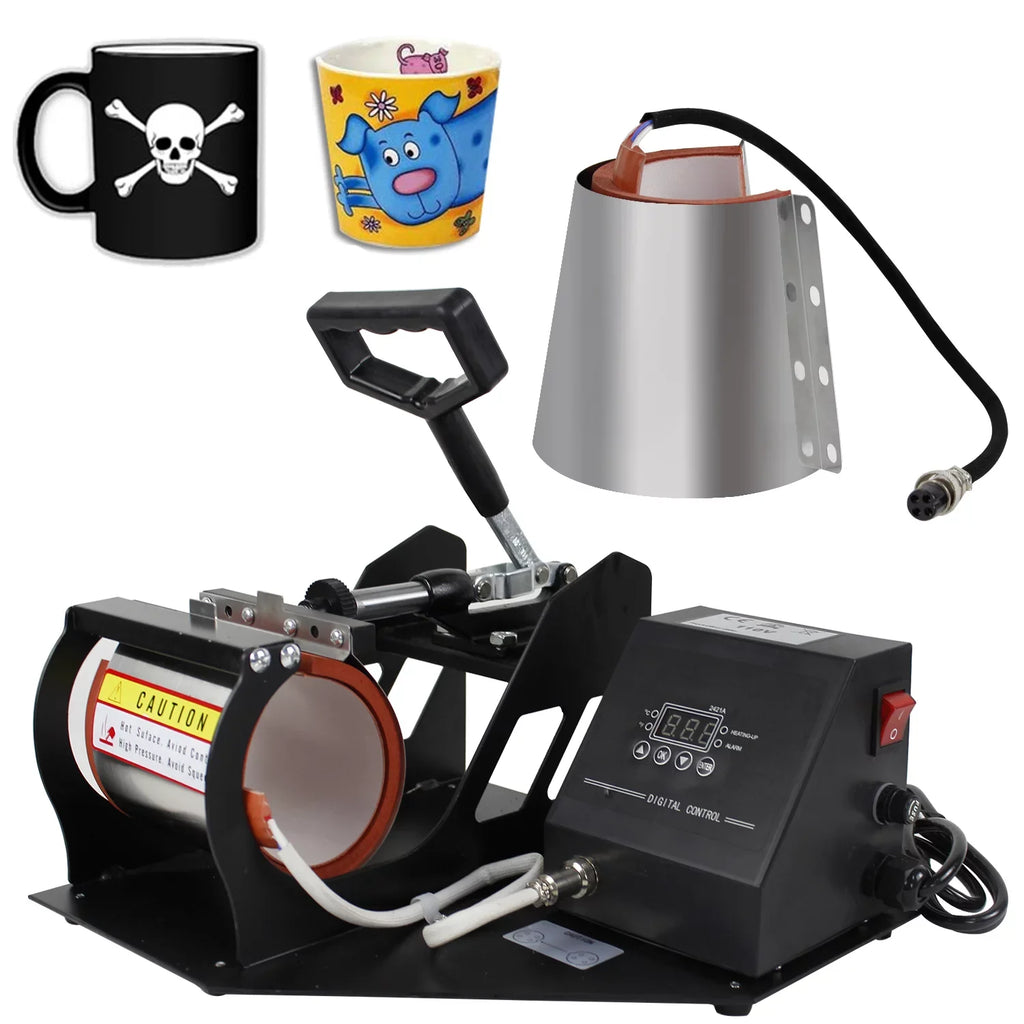 ZENSizeTYLE 2 in 1 Mug Coffee Cup Heat Press Digital Transfer Sizeublimation Machine