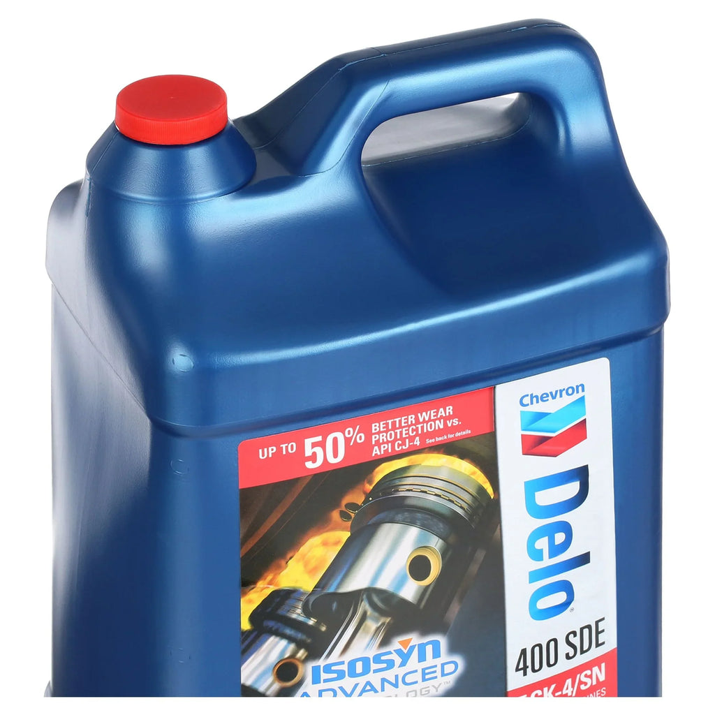 Chevron Delo 400 SizeDE CK-4 15W-40 Heavy Duty Diesel Motor Oil, 2.5 Gallons