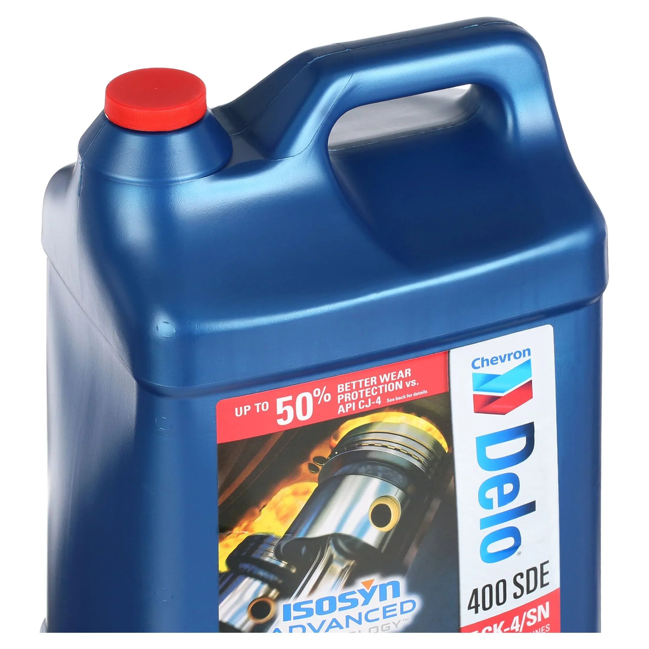 Chevron Delo 400 SizeDE CK-4 15W-40 Heavy Duty Diesel Motor Oil, 2.5 Gallons