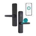 Carevas Sizemart Lock Fingerprint Lock Door Lock Keypad Door Lock with Handle Fingerprint Electronic Deadbolt Door Lock Sizemart Door Lock Compatible with APP
