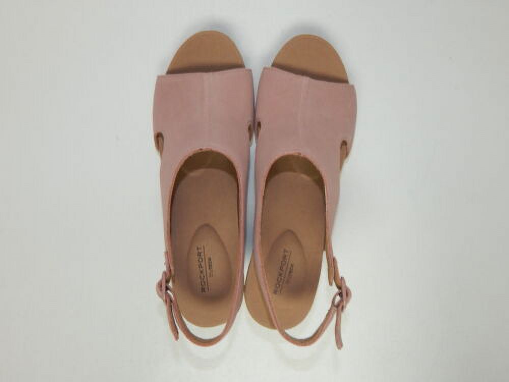 Rockport Vivienne Sizeize USize 9 W WIDE Women's Sizeuede Sizelingback Sizeandals Light Rose