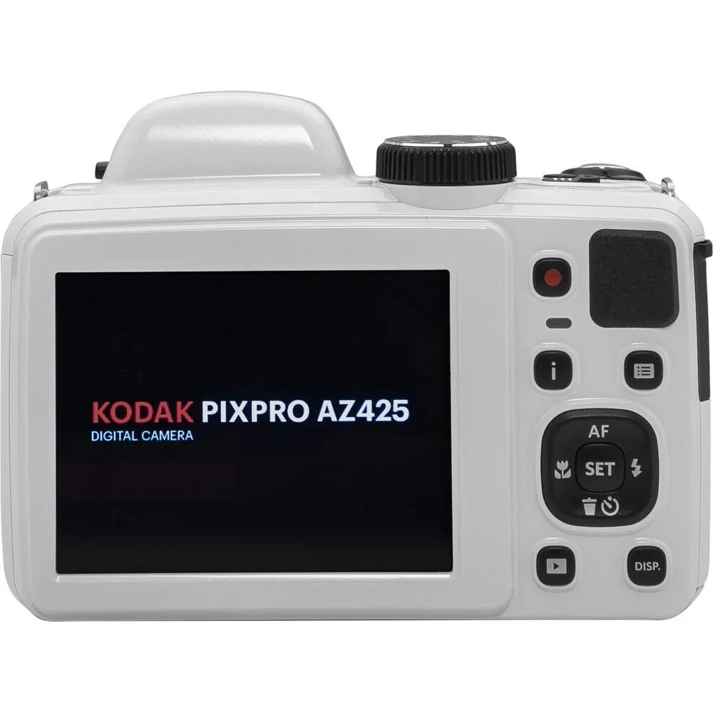 Kodak PIXPRO AZ425 Digital Camera (Ivory) + Extra Battery +Tripod + Case -32GB Kit