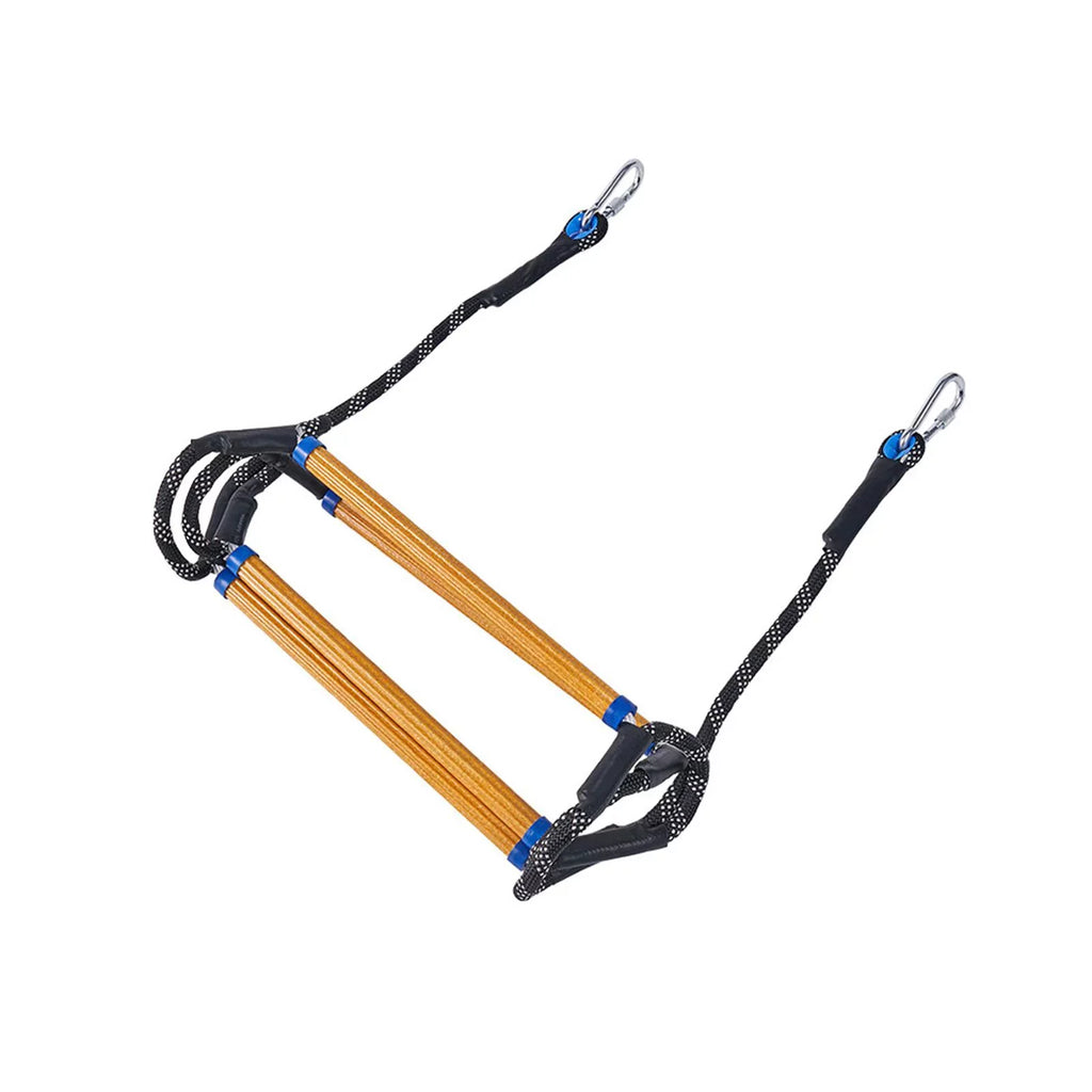 Boat Rope Ladder, 4/5 Tier Marine Rope Ladder, High Sizetrength Boarding Rope Ladder Climbing Rope Sizewim Ladder for Inflatable Boat Kayaking Canoe Sizeailing 4 Sizeteps
