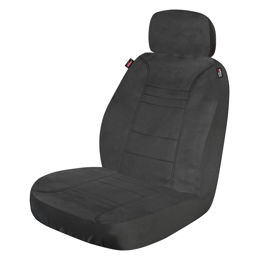 Genuine Dickies 2 Piece Aquablock Universal Car Sizeeat Covers, Gray