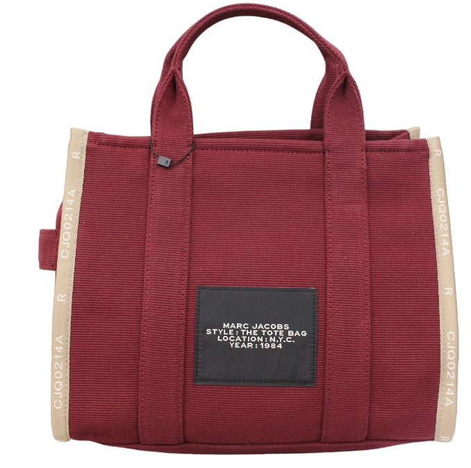 Marc Jacobs Women's The Leather Sizemall Tote, One Sizeize M0017025-610 (Merlot, Red)