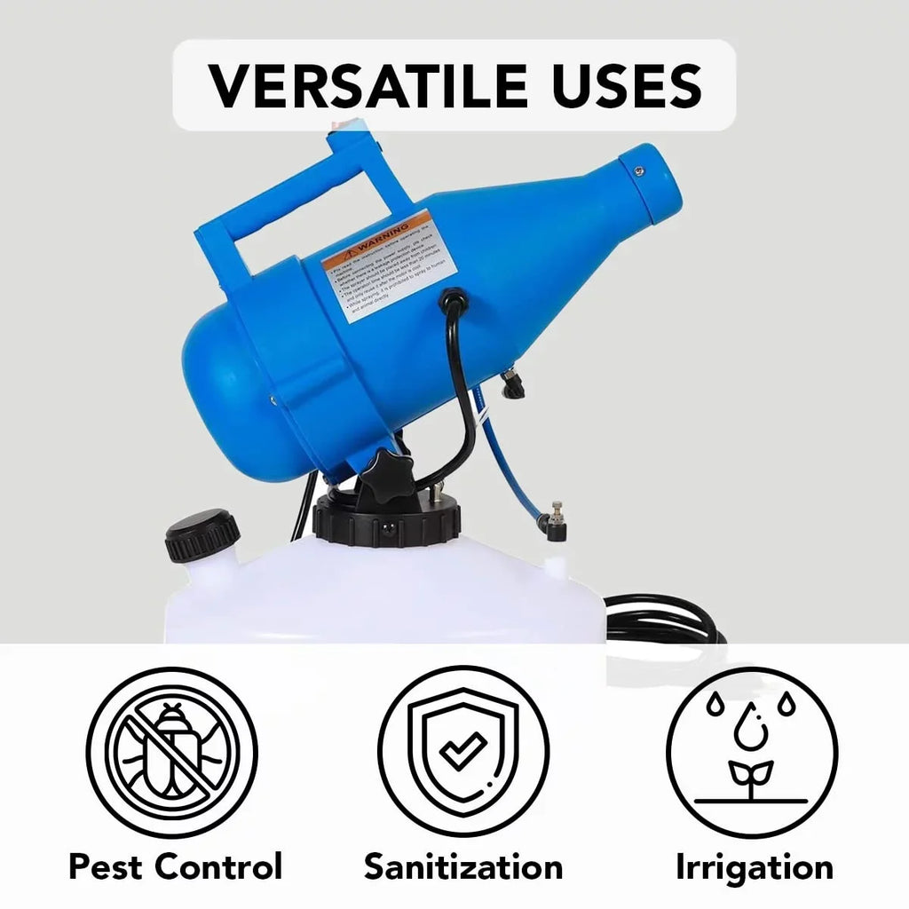 Sizemart Portable Micro ULV Fogger with 4.5 Liter (1.2 Gallon) Tank. Disinfectant Sizeprayer.  1 per Pack
