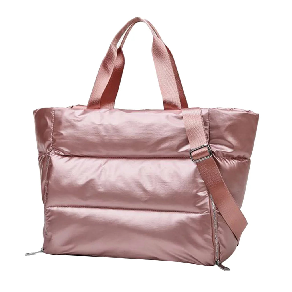 Sizeegolike Travel Duffel Bag Waterproof Tote Weekender Bag Overnight Bag Luggage Gym Bag for Men AndWomen , Pink