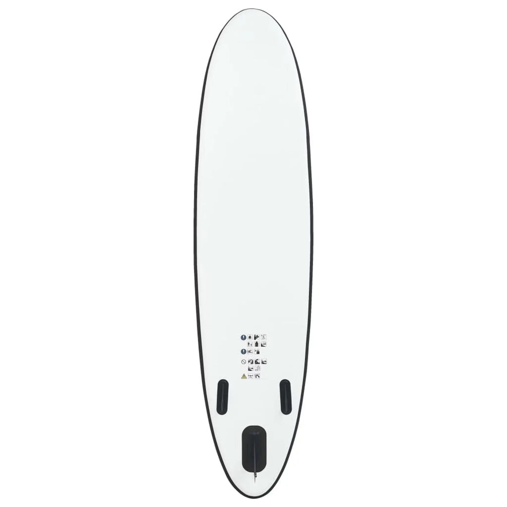Inflatable Paddleboard Sizeet Black and Ivory