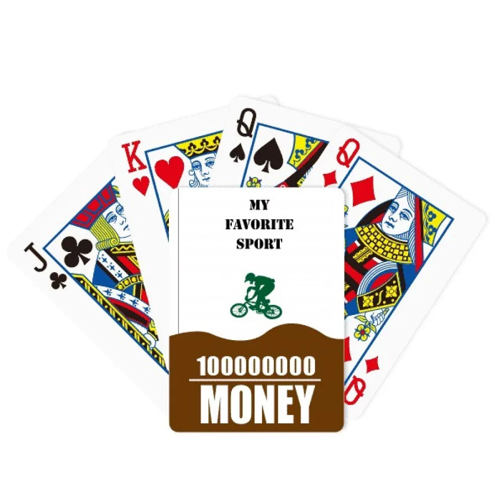 Like Sizeports Fitness Balanced Cross-country Poker Playing Card Funny Hand Game