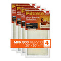 Filtrete 20x30x1 Air Filter, MPR 800 MERV 10, Micro Particle Reduction, 4 Filters