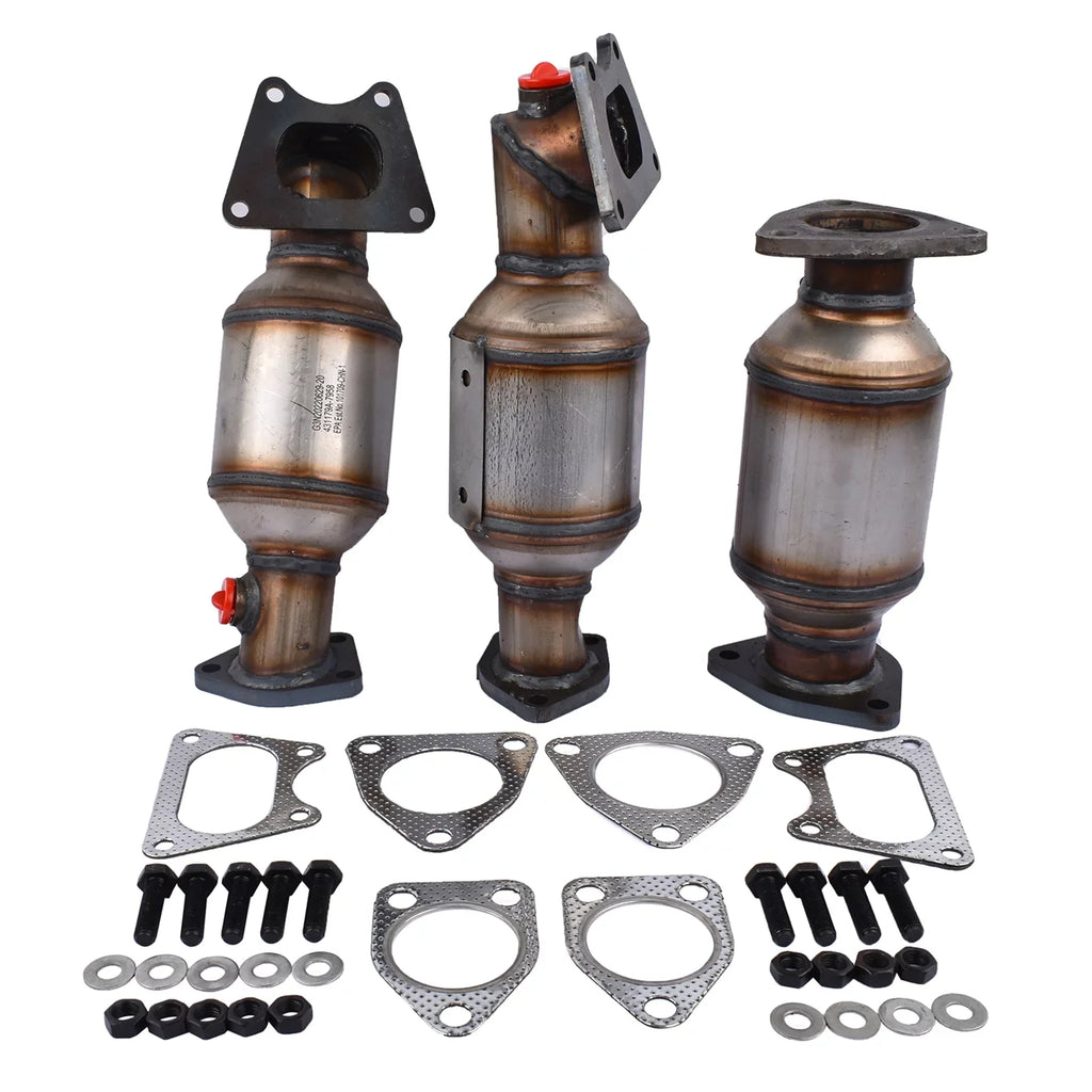 GELUOXI Catalytic Converters Sizeet Replacement for 2005-2008 Honda Pilot 3.5L 45106-45107-45108