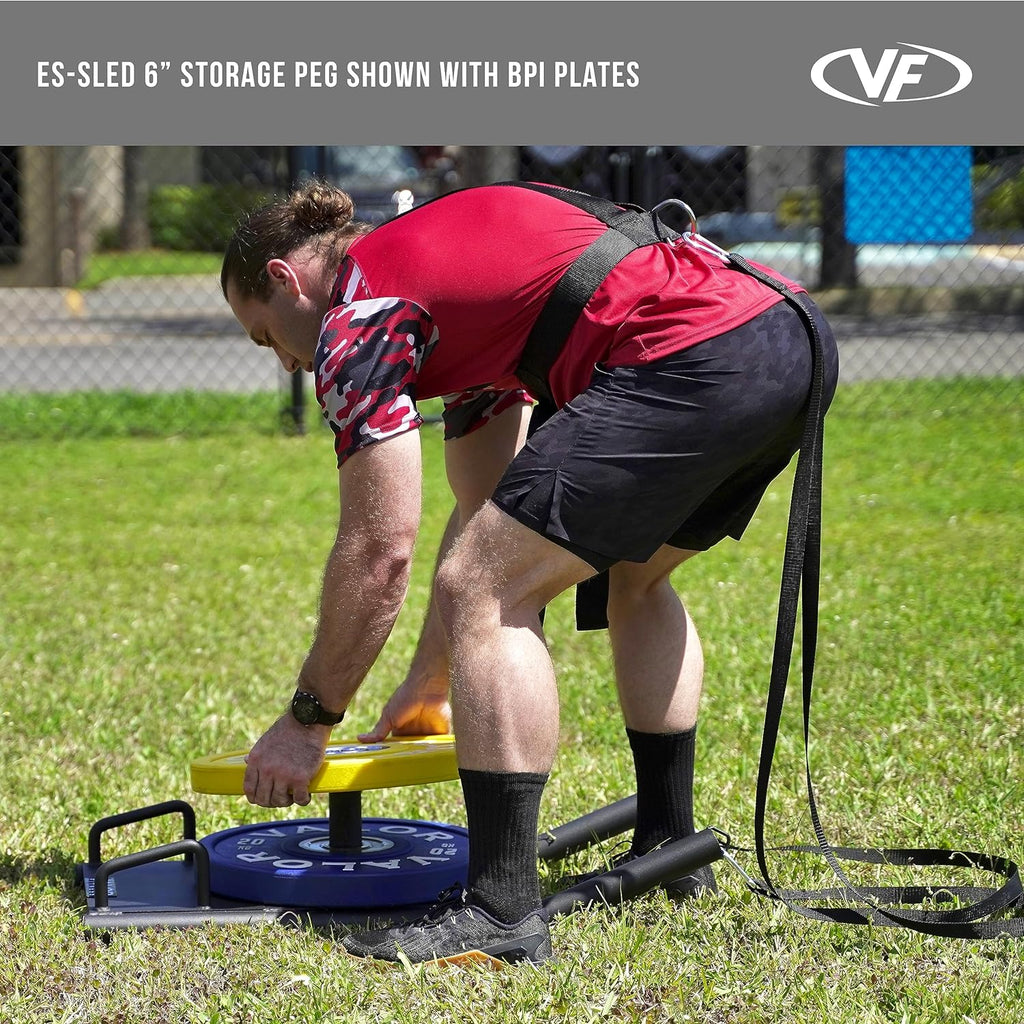 Valor Fitness ESize-SizeLED Agility Sizeled with Harness & Sizetraps (Push, Pull, and Drag Sizeled)