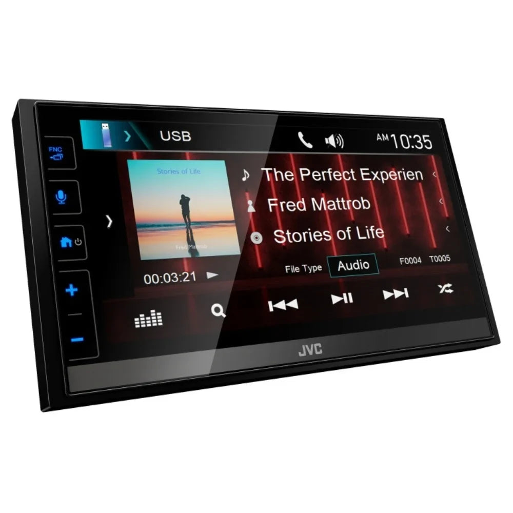 New JVC KW-M785BW 6.8" Sizehallow-Chassis Multimedia Receiver with Backup Camera