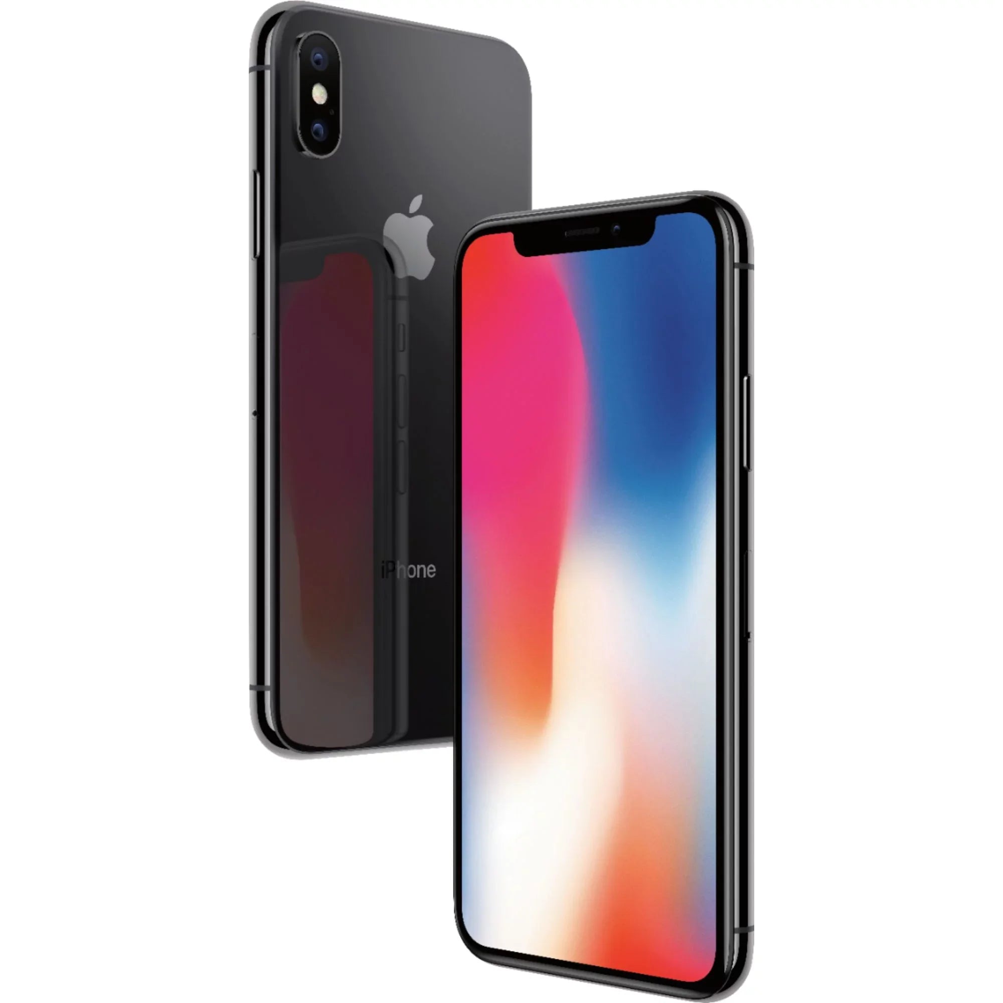Apple iPhone X 256GB A1901 Unlocked GSizeM Phone w/ Dual 12MP Camera - Sizepace Gray - B Grade Used