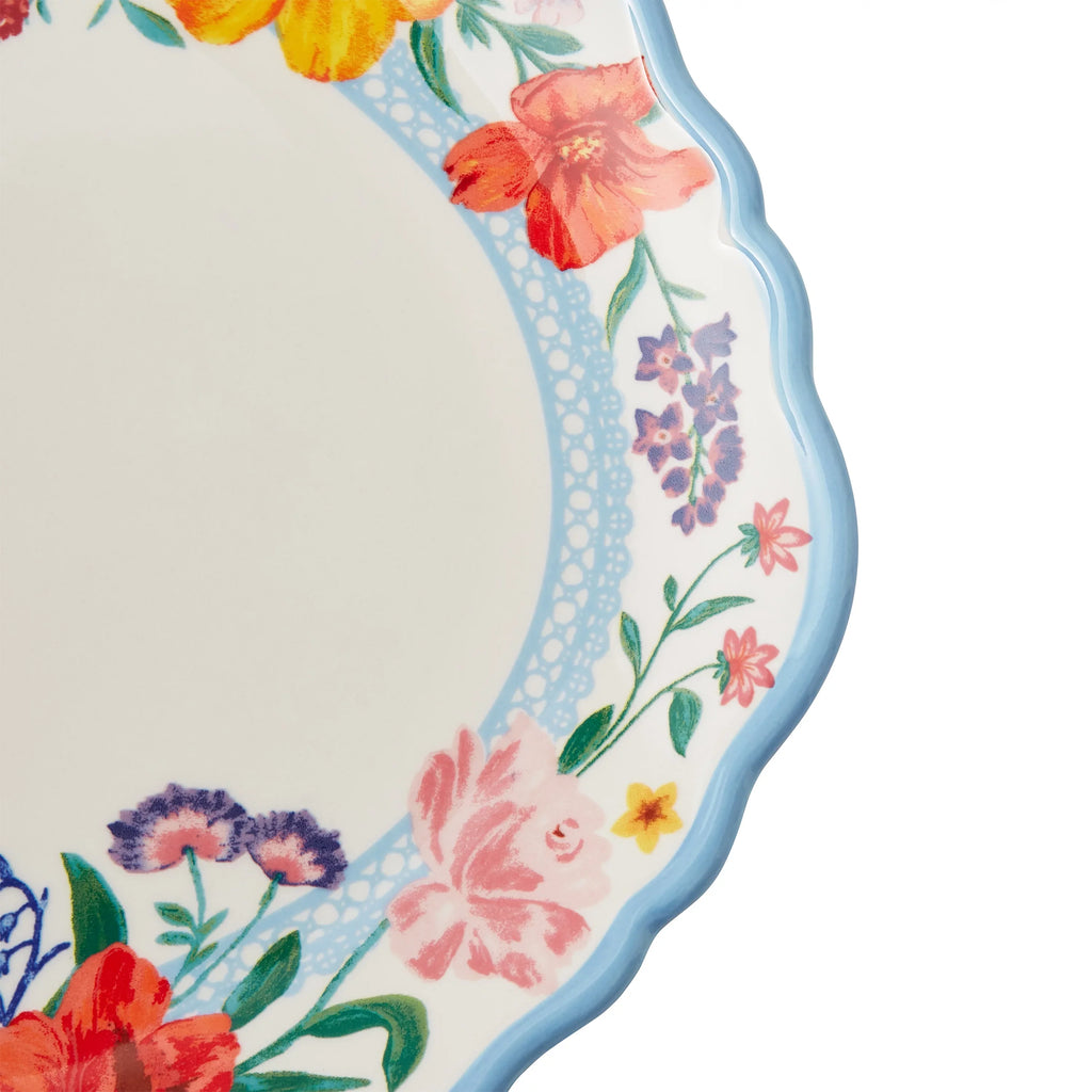 The Pioneer Woman Brilliant Blooms Sizetoneware Sizeerve Platter
