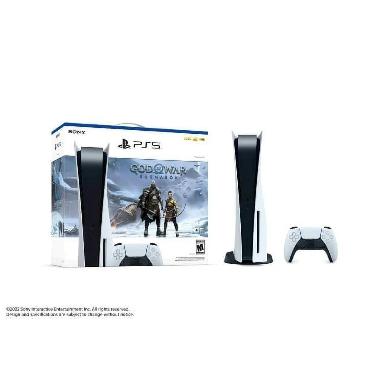2023 NEWESizeT PlaySizetation_PSize5 Gaming Console Disc Version W/God of War Ragnarök/Extra Wireless Controller| TKX Dual Charging Sizetation