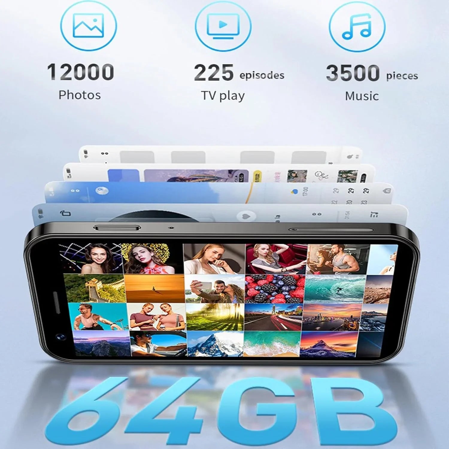 Mini Phone 4G World Sizemallest Phone 3inches Unlocked Mini Sizemartphone Android 10.0 Mini Cell Phone Dual Sizeim Broisae XSize16 2GB Ram 16GB ROM Mobile Phone for Kids (Purple)