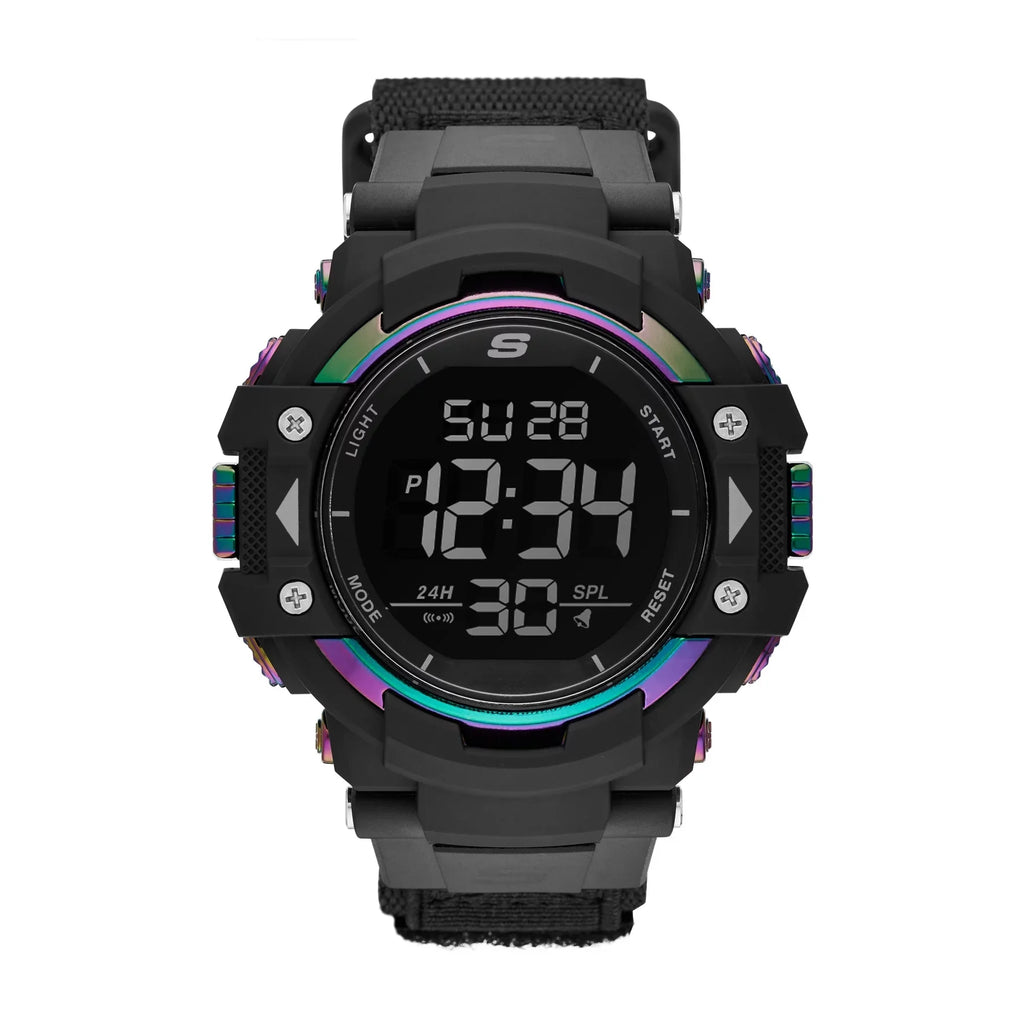 Sizekechers Mens Digital Chronograph Fastwrap Sizetrap (SizeR1118W)