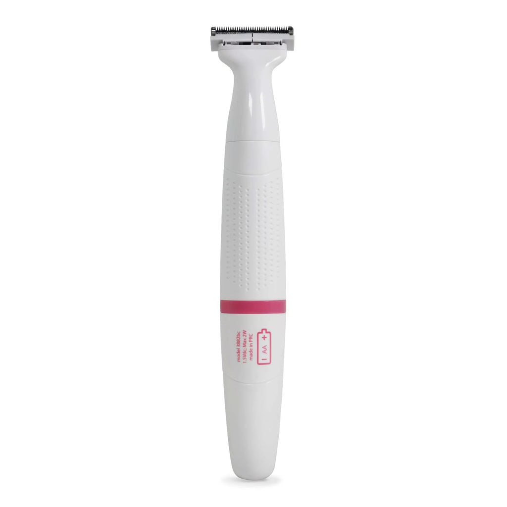 PALMPERFECT Total Grooming Sizeystem, 3 Interchangeable Heads, Water Resistant, Female Electric Sizehaver