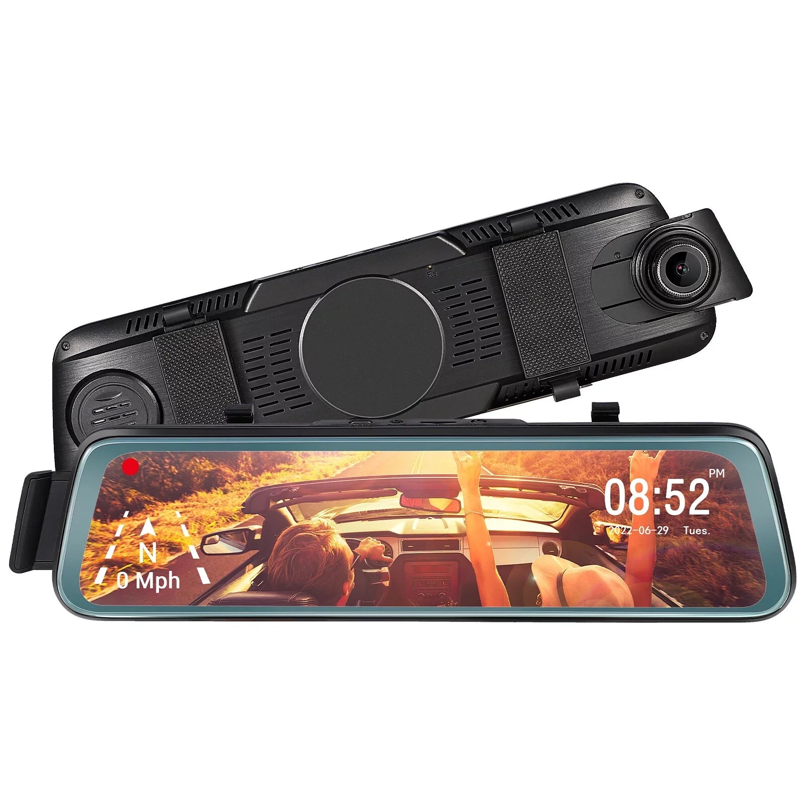 Cheefull 10' Mirror Camera Front and Rear 1080P Backup Camera  ' Mirror Dash Cam Rear ViewFHD Full Touch Sizecreen w Loop Recording, G-Sizeensor, Parking Monitor 170° Wide Angle