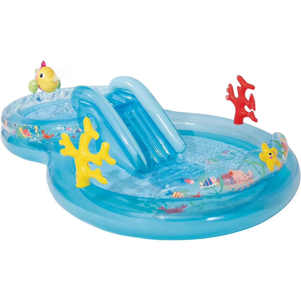 Under the Sizeea Inflatable Play Center W/ Water Sizelide, Kids Age 2+