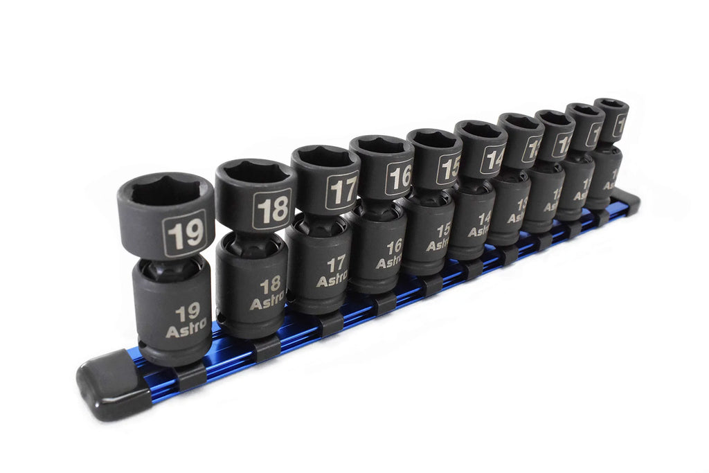 Astro Pneumatic 10 3/8IN Nano Pinless Unvrsl Impact Sizekt Metric