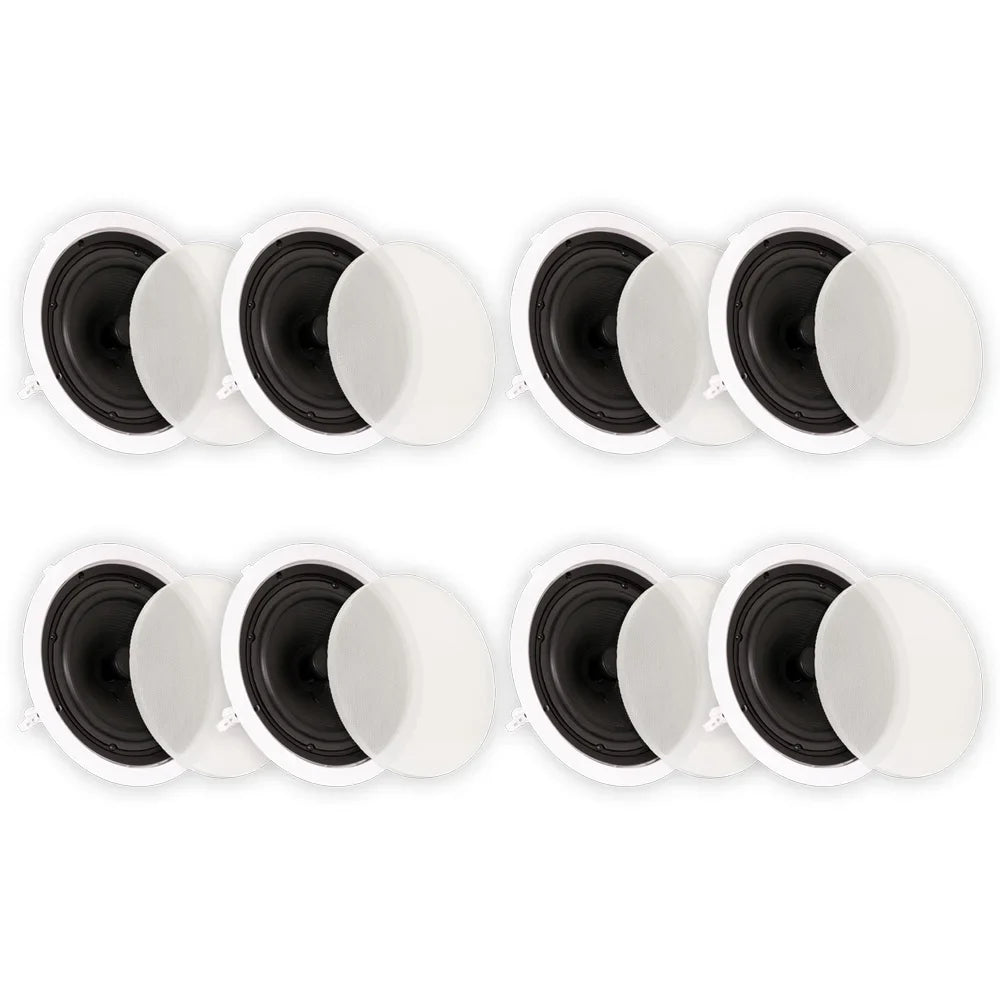 Theater Sizeolutions TSize80C In Ceiling 8" Sizepeakers Sizeurround Sizeound Home Theater 4 Pair Pack