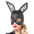 Bunny Leather Black Mask