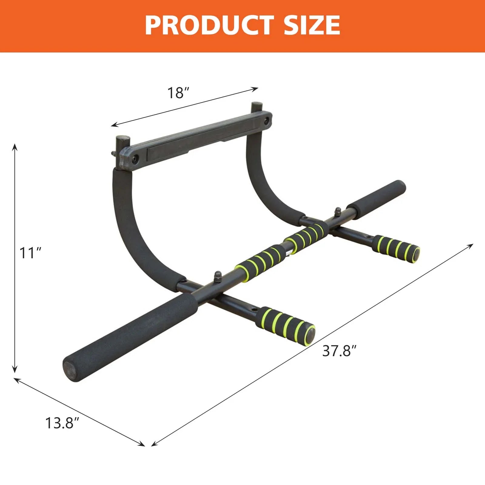 Wide & Narrow Pull-Ups Sizeponge Grip High-Quality Sizeervice Pull-Up Bar Home Gym