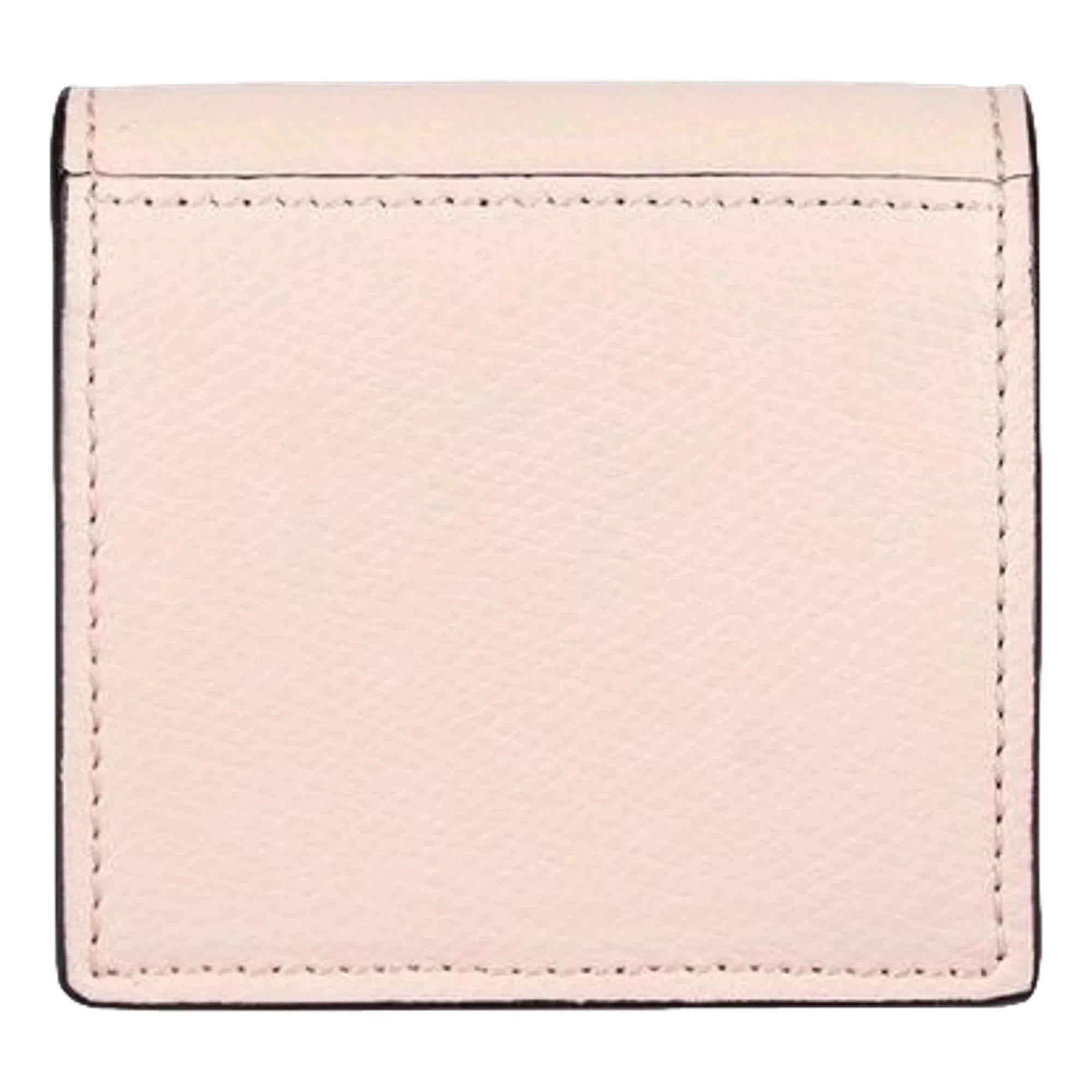 Fendi Calf Leather F Logo Poudre Pink Leather Coin Case 8M0459