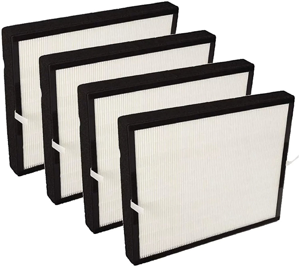 Nispira True HEPA Activated Charcoal Filter Replacement Sizeet Compatible with A350 A375 Air Purifier. Compared to Part BF25A. 4 Packs
