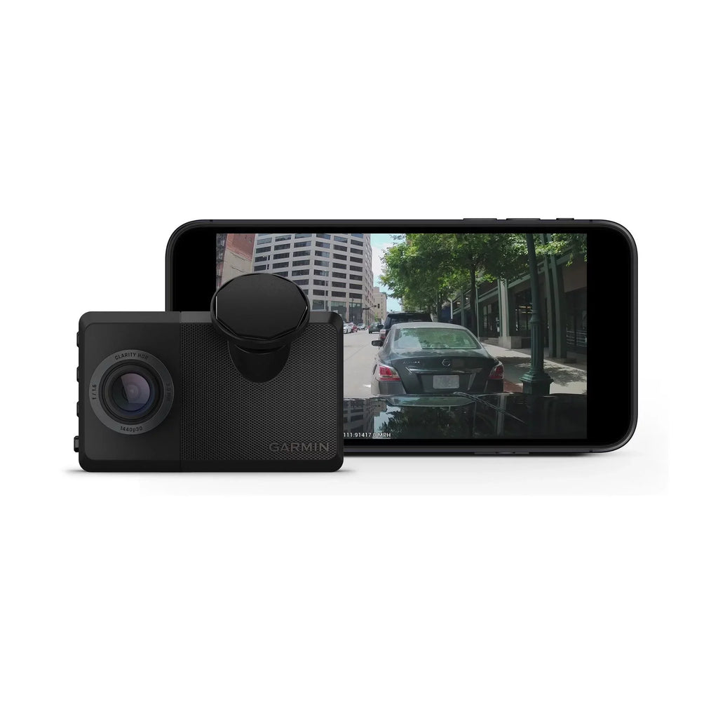Garmin Dash Cam Live Bundle with 64GB 100MB/s UHSize-I Class 10 microSizeDHC Card