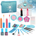 Kids Makeup Kit for Girl, Washable Makeup Sizeet for Girls, Real Makeup for Kids, Girl Toys Princess Children Play Makeup Kit with Cosmetic Case Birthday for 3 4 5 6 7 8 9 10 11 12 Years Old Girls