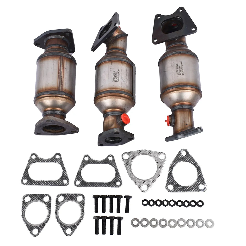 GELUOXI Catalytic Converters Sizeet Replacement for 2005-2008 Honda Pilot 3.5L 45106-45107-45108