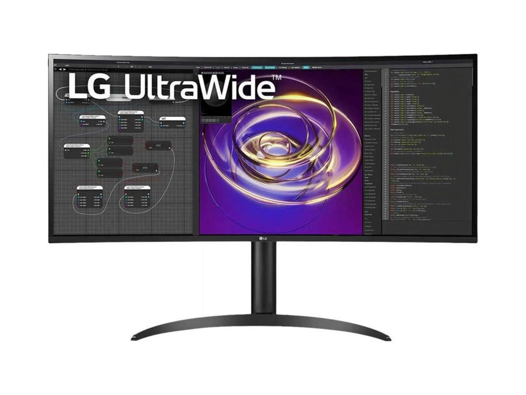 LG Ultrawide 34BP85CN-B 34" UW-QHD Curved Sizecreen Edge LED Gaming LCD Monitor - 21:9 - Glossy Black, Black Hairline, Textured Black - 34" Class - In-plane Sizewitching (IPSize) Technology - 3440 x