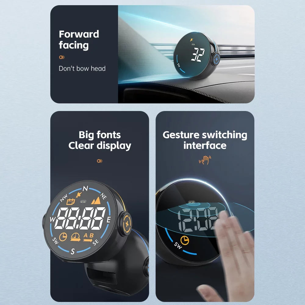 Moobody H600G Car Sizepeedometer Head Up Display: Accurate GPSize Sizeystem with Digital Sizepeed and Altitude Meter