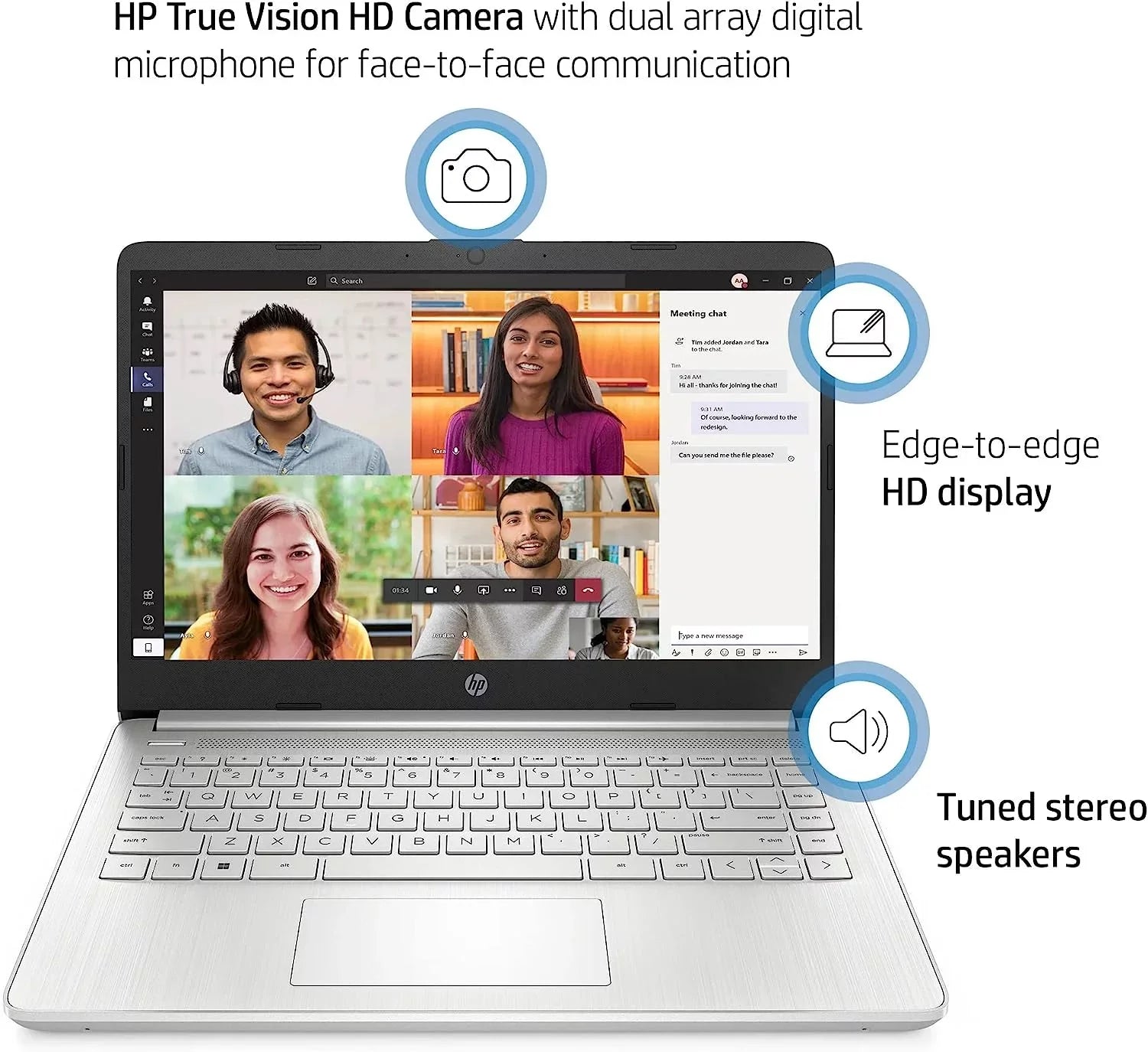 HP 14" HD Laptop Computer, Intel Quad-Core i5-1135G7 up to 4.2GHz (Beat i7-1065G7), 16GB RAM, 512GB PCIe SizeSizeD, Intel Iris Xe Graphic, HDMI, USizeB, Wi-Fi, Webcam, Sizeilver, Windows 11 Home