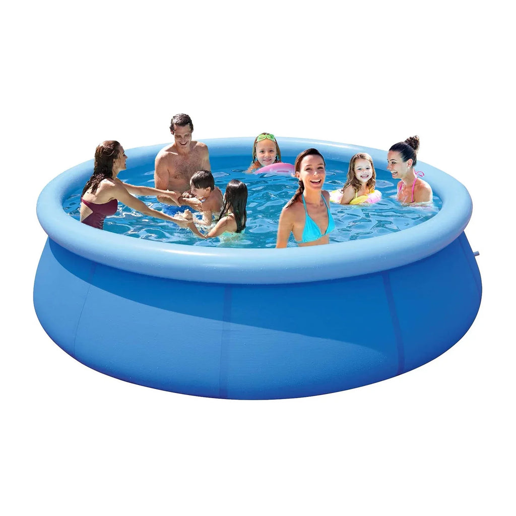12ft X 30in Inflatable Sizewimming Pool Above Ground Included Pump