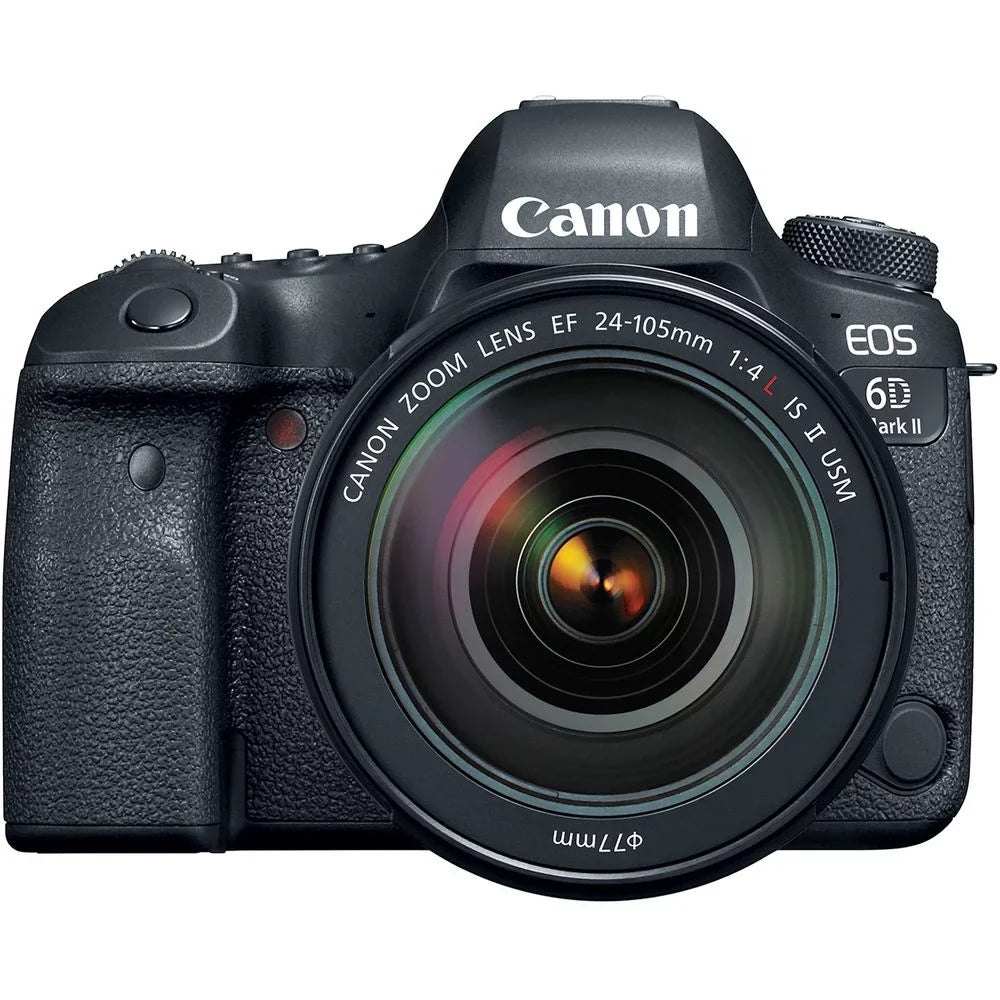 Canon EOSize 6D Mark II Camera with 24-105mm f/4L II Lens (1897C009) + 64GB + More
