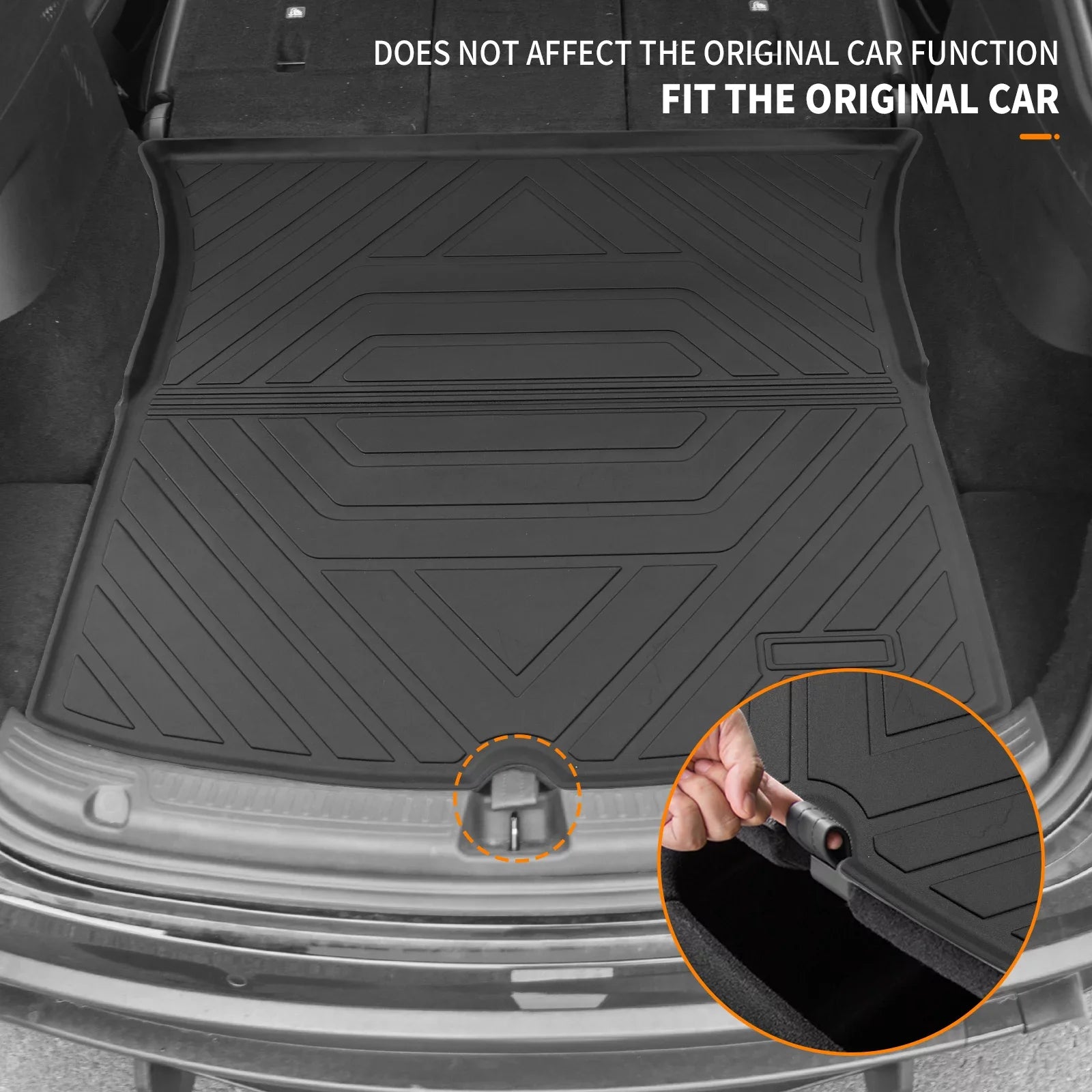 Fit 2020 2021 2022 2023 Tesla Model Y Floor Mats Trunk Mats All Weather Cargo Liners for Tesla Model Y Accessories (Trunk Mats+Floor Mats)