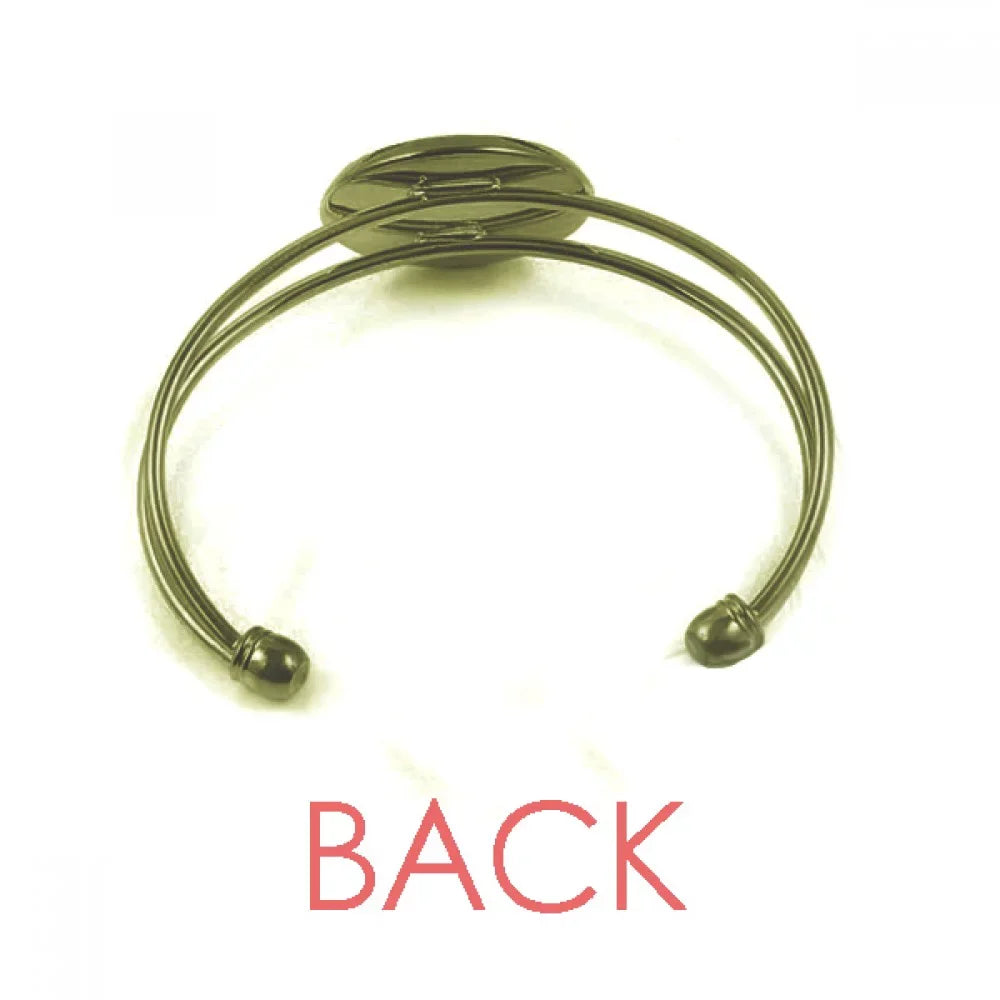 Hong Kong Famous Points China Bracelet Bangle Retro Open Cuff Jewelry