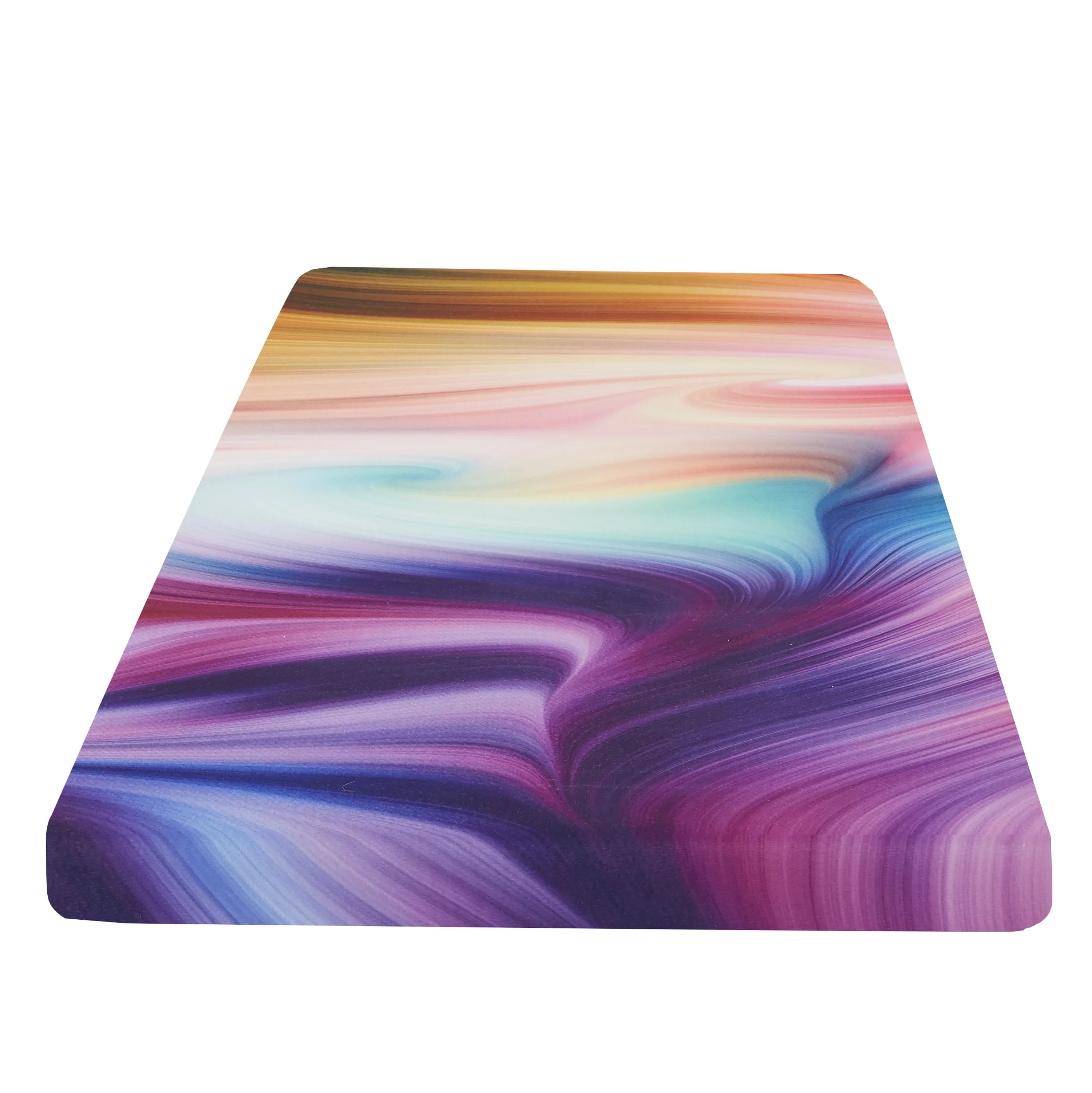 Groove Tie Dye Roll Up Memory Pillow Guest Bed Mattress, Twin