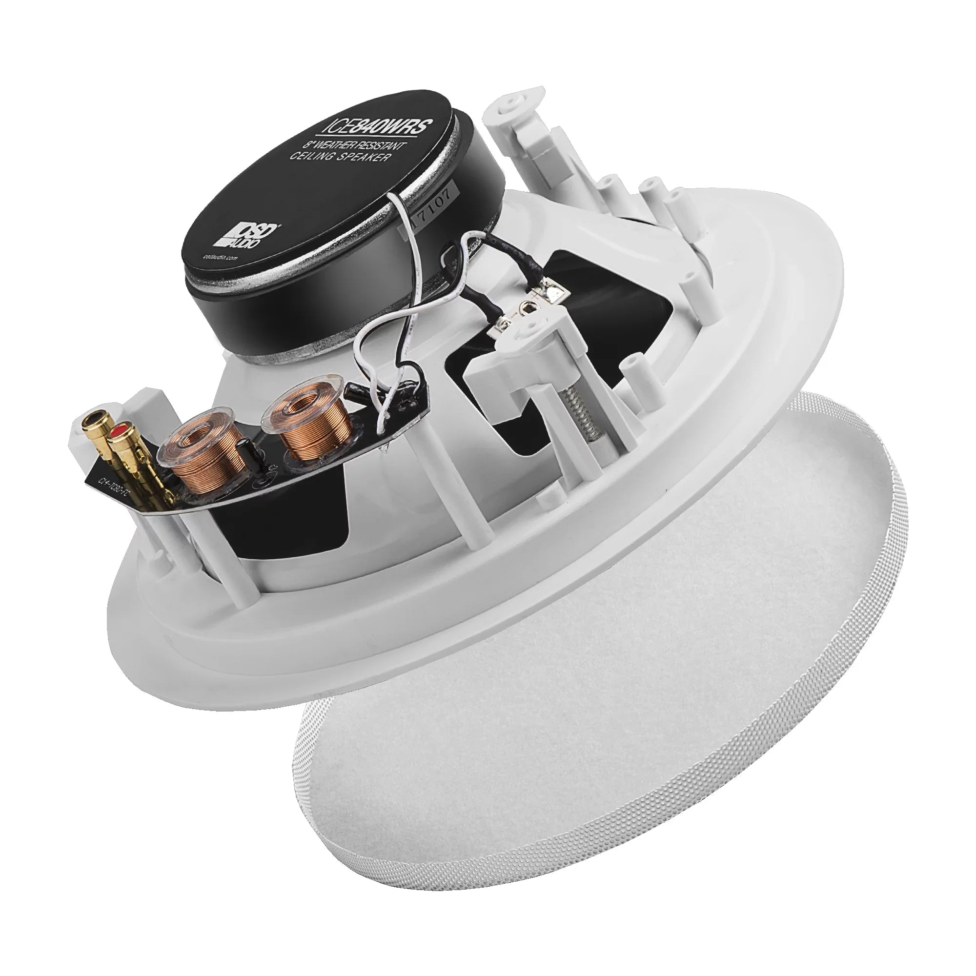 OSizeD 8" 150W Weather Resistant Outdoor In-Ceiling Sizepeaker w/ Built-in Crossover, Pair - ICE840WRSize