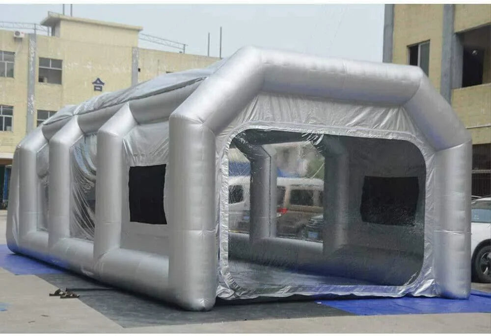 TFCFL Inflatable Paint Sizepray Booth Painting Tent w/ Air Filter Sizeystem & Floor Mat