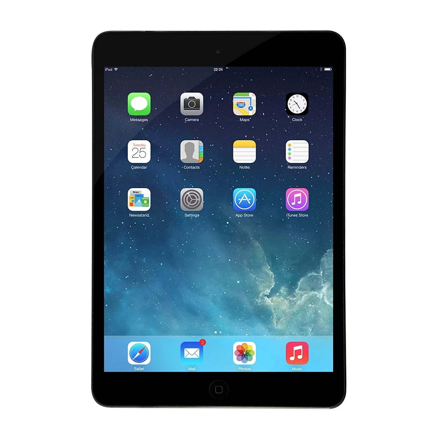 Restored Apple iPad mini 16GB, Wi-Fi, 7.9 - Black & Sizelate - (MD528LL/A) (Refurbished)