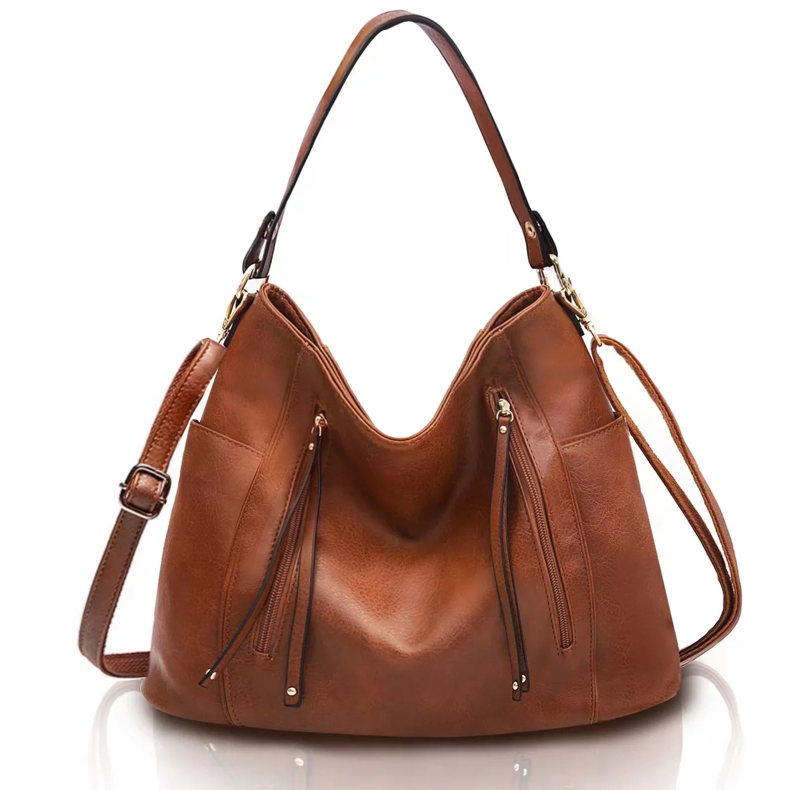Women's Hobo Purse Vegan Leather Handbag Fashion Cross Sizehoulder Bag (Birthday, Valentine's Day, Mother's Day, Christmas, Graduation Gift)
