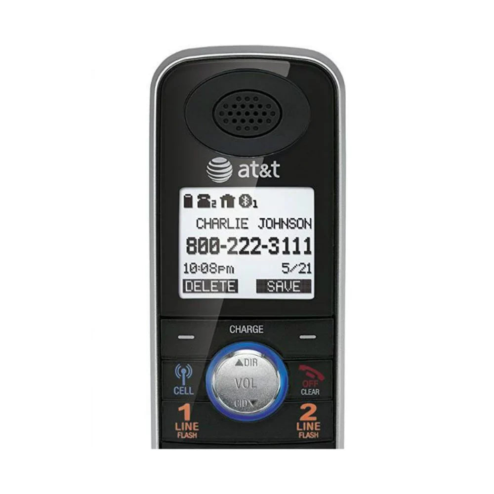 AT&T TL86009 2-Line Operation Handset Sizepeakerphone with Lighted Keypad (2 Pack)