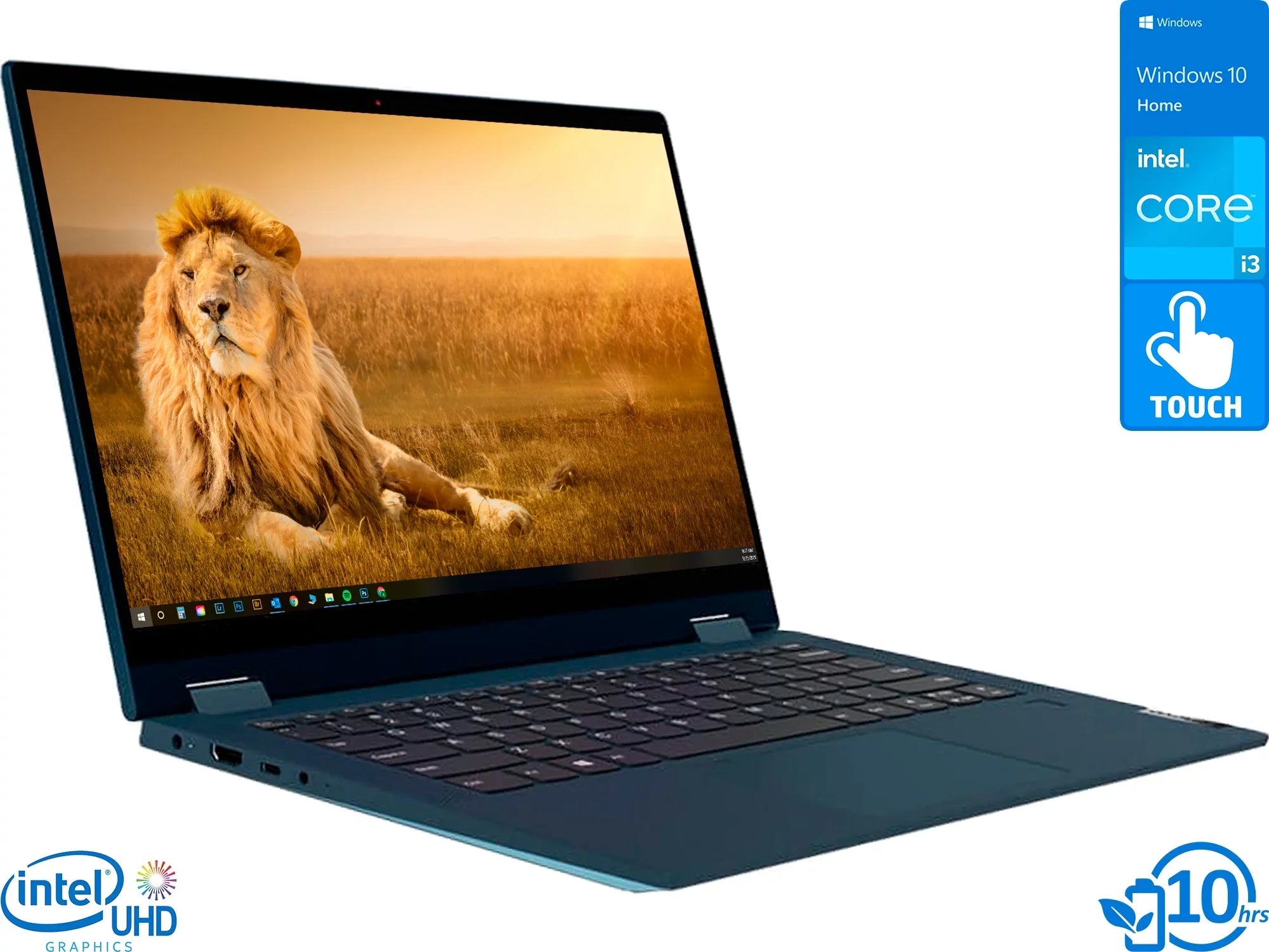 Lenovo IdeaPad Flex 5 2-in-1, 14" IPSize FHD Touch Display, Intel Core i3-1115G4 Upto 4.1GHz, 8GB RAM, 256GB NVMe SizeSizeD, HDMI, Card Reader, Wi-Fi, Bluetooth, Windows 10 Home Size (82HSize00BVUSize)